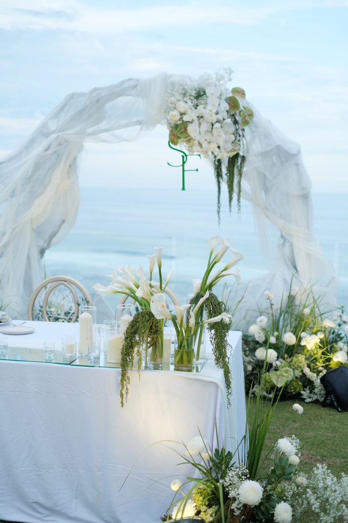 FIX villa latitude wedding bali ceremony setup